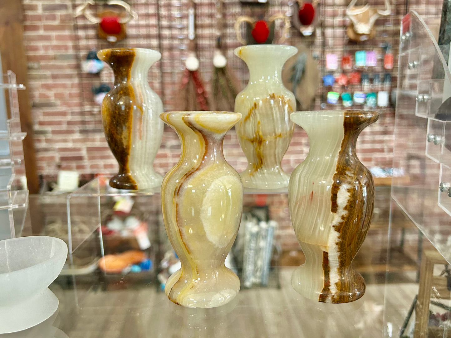 Green Onyx Vase