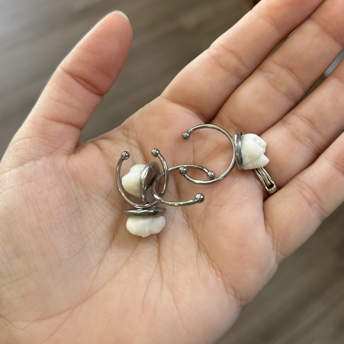 Human Tooth Ring