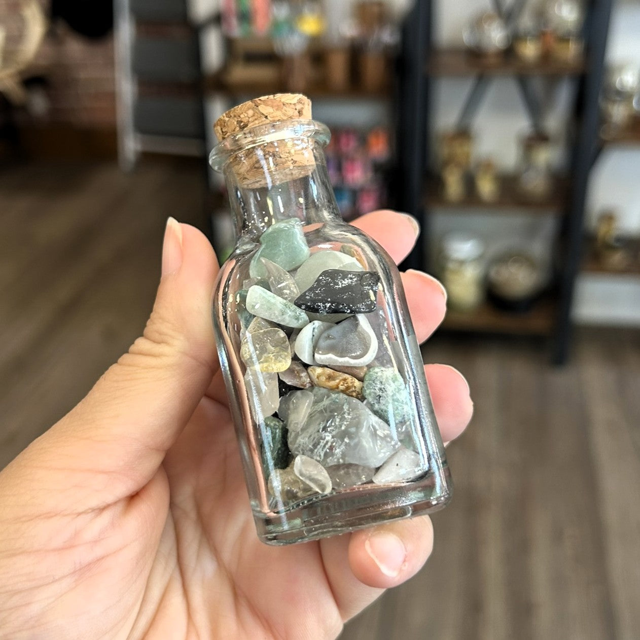Crystal Confetti Chip Jar