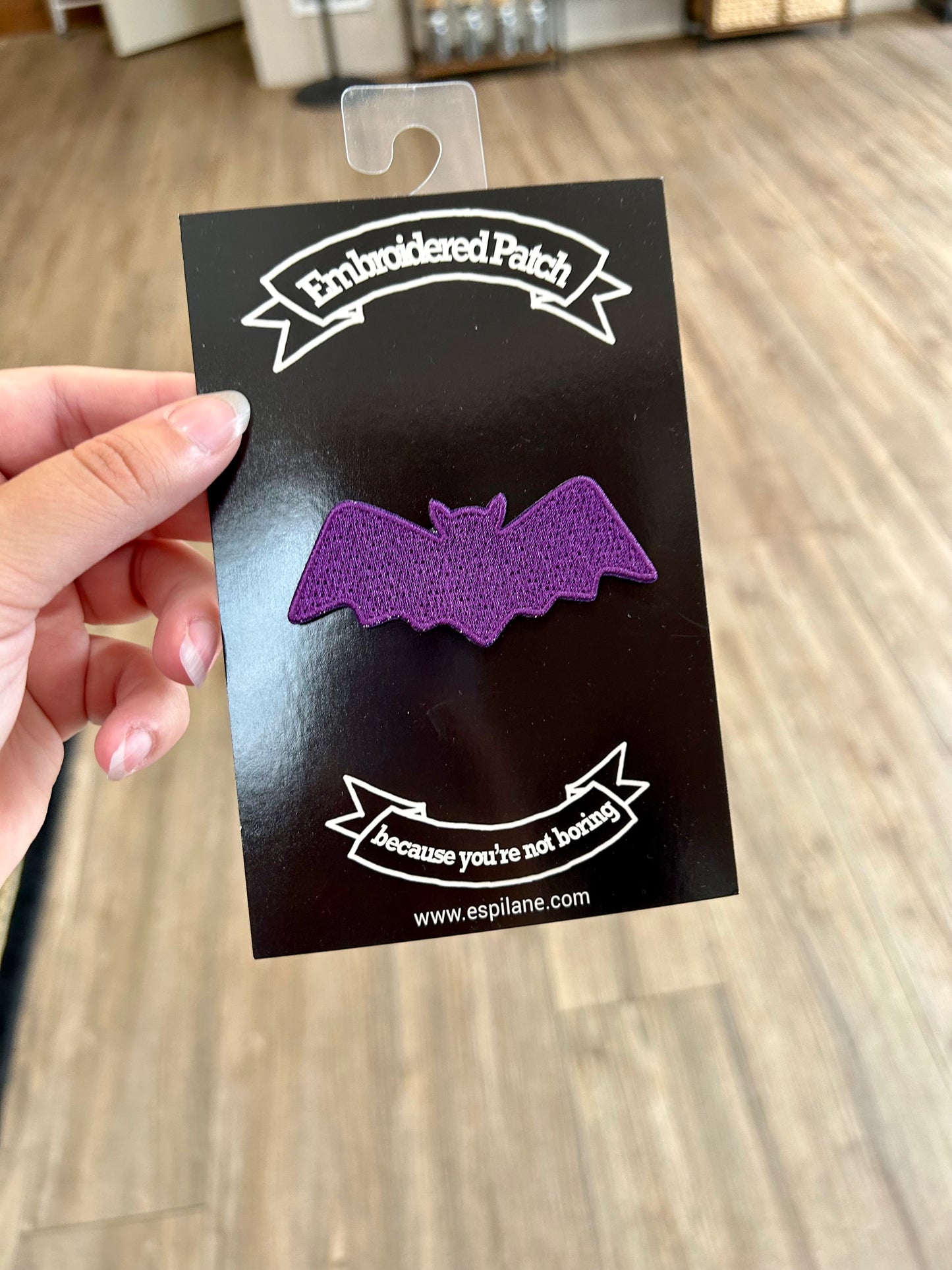 Purple Bat Patch