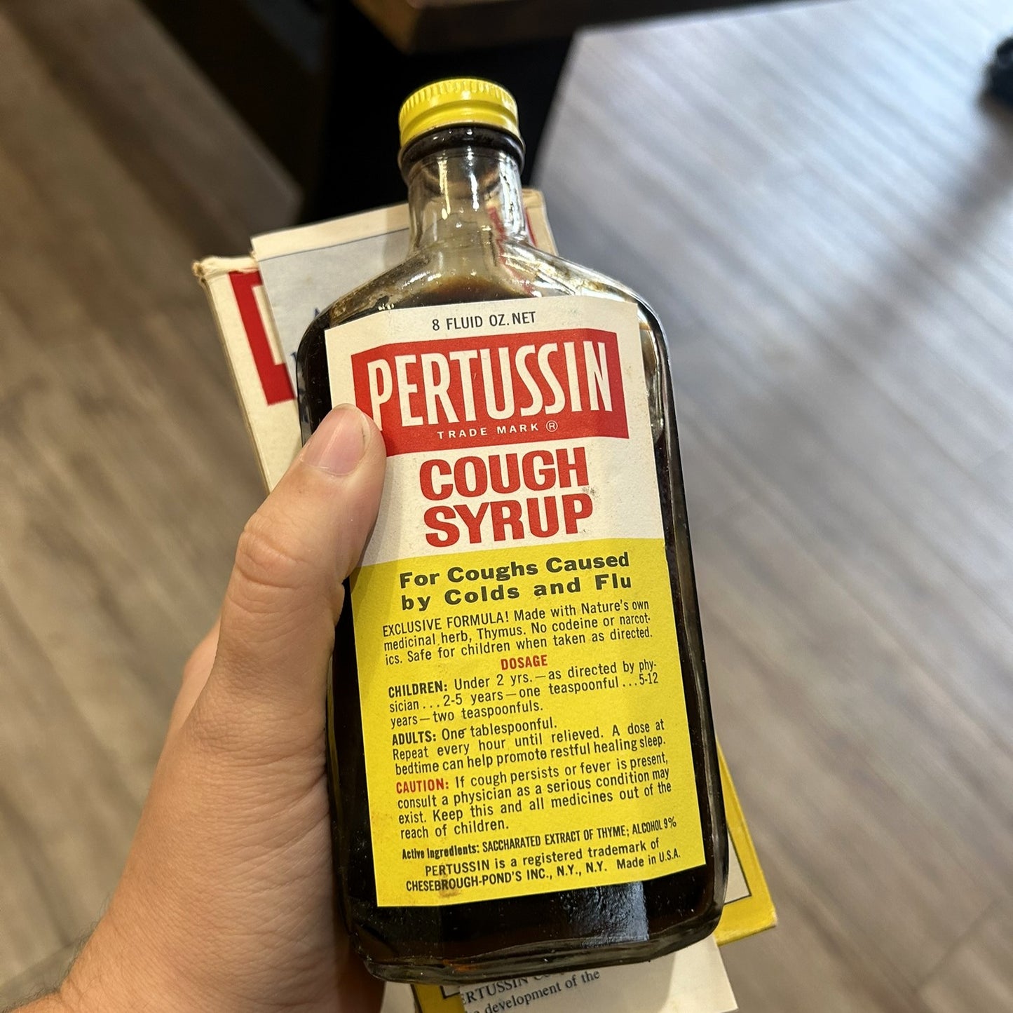 Vintage Pertussin Cough Medicine