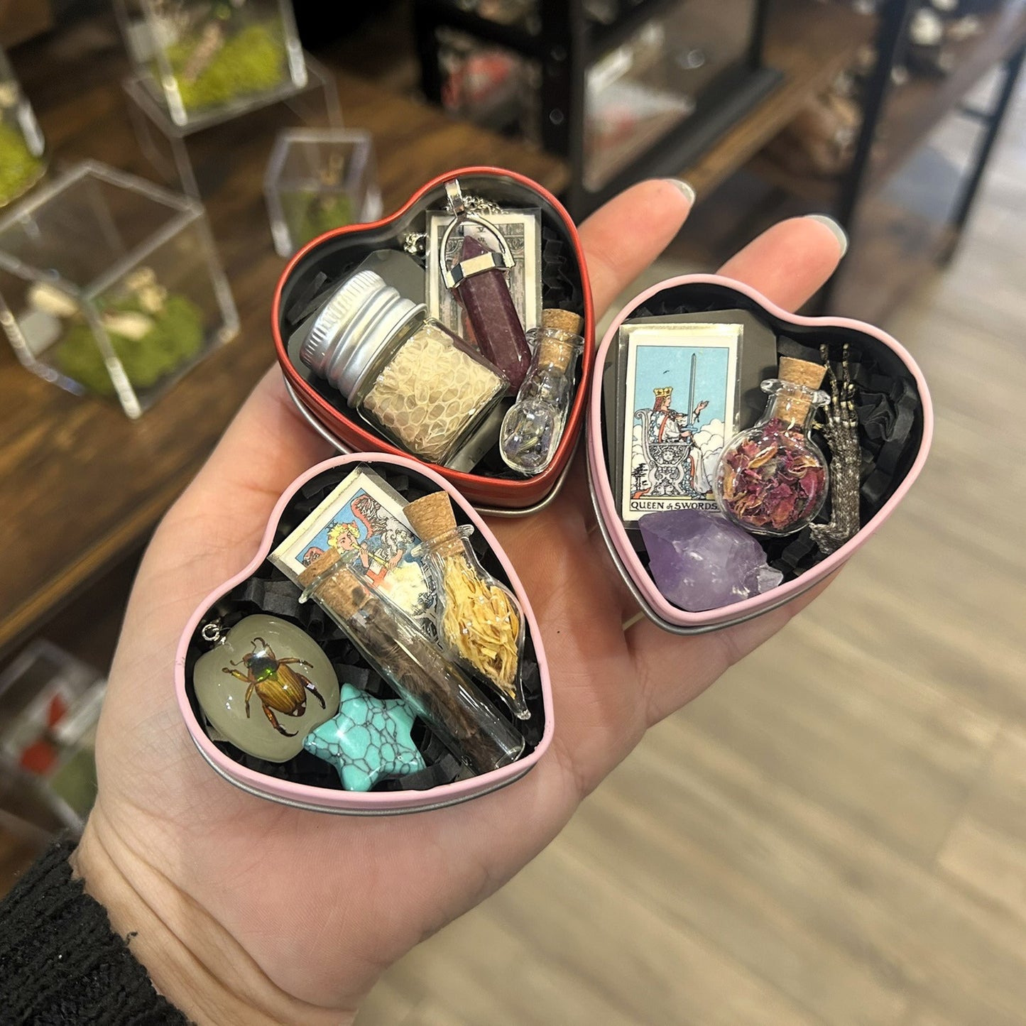 Mini Valentine's Day Tins