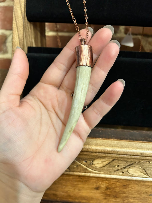 Antler Electroformed Necklace