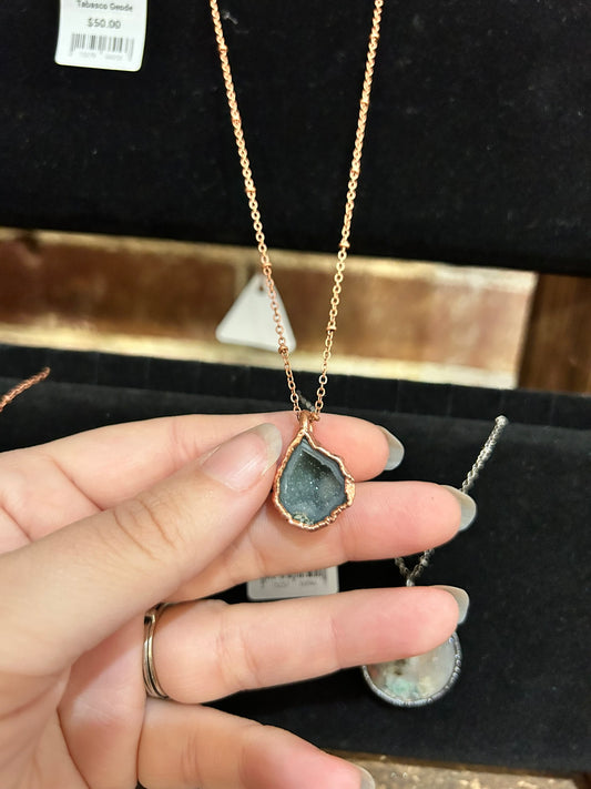 Tabasco Geode Necklace