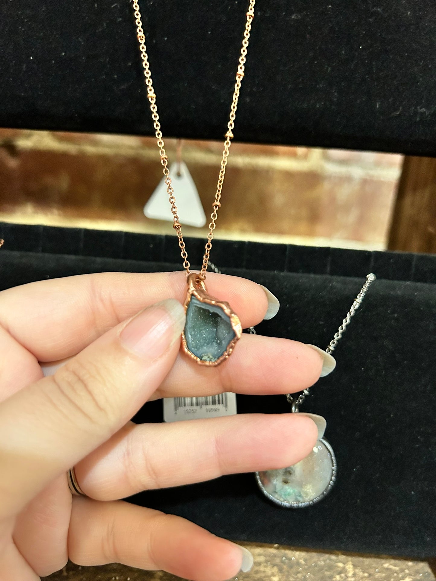 Tabasco Geode Necklace