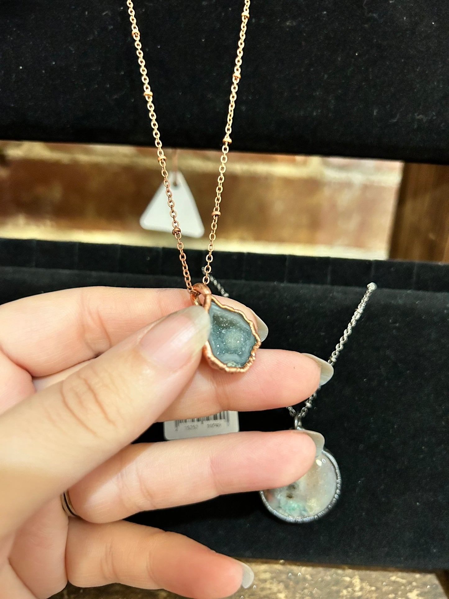Tabasco Geode Necklace