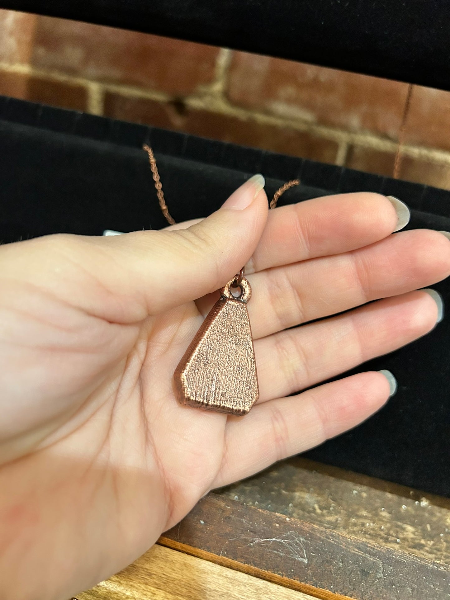 Ternate Moss Agate Necklace