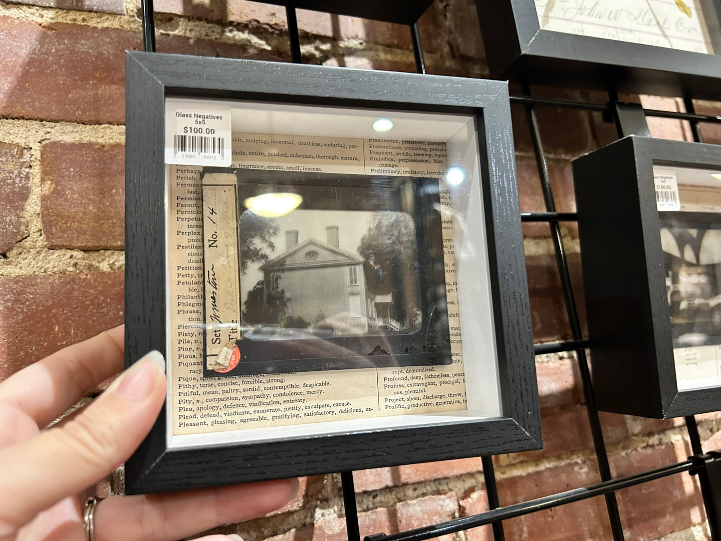 Framed Glass Negatives