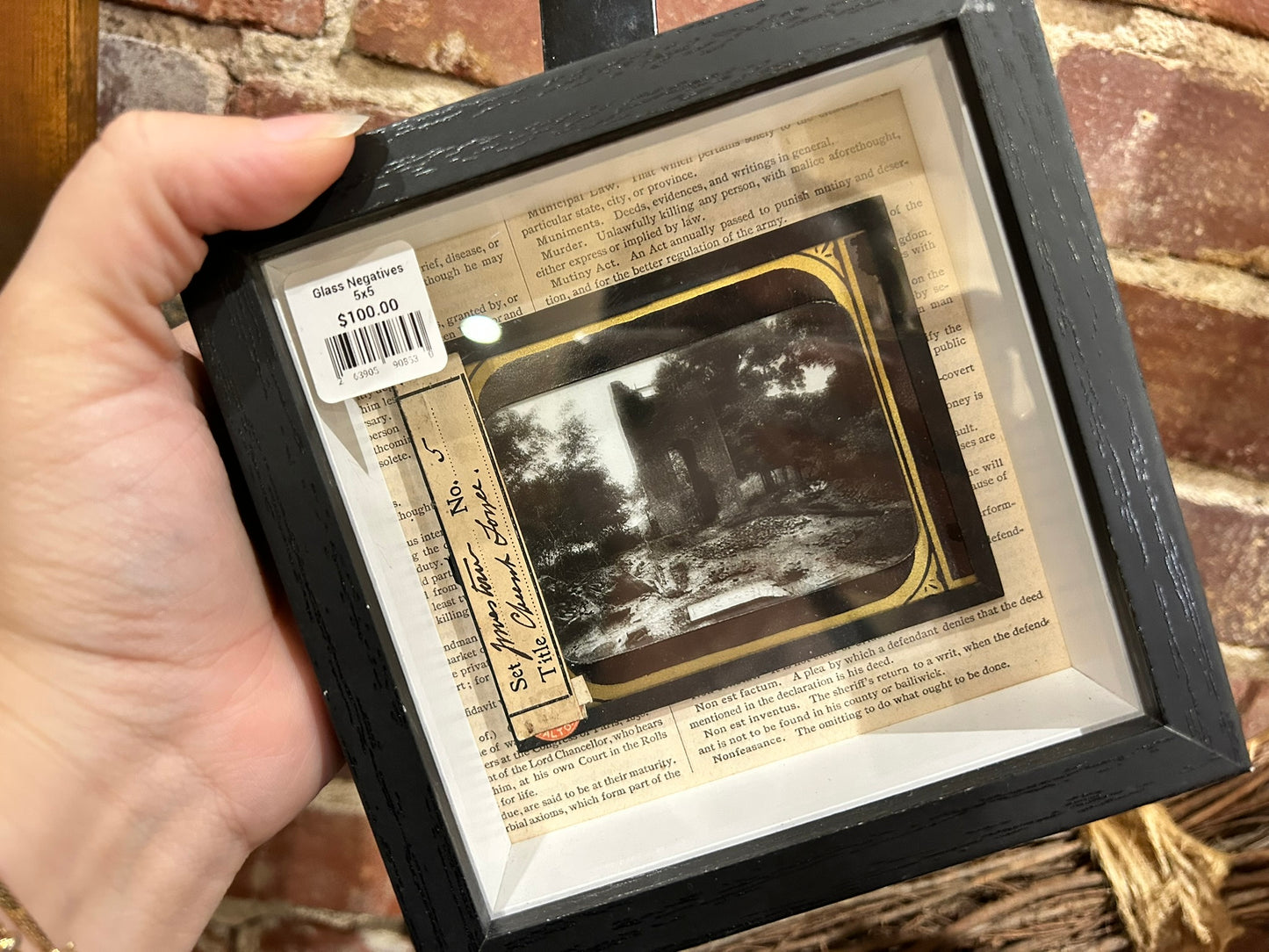 Framed Glass Negatives
