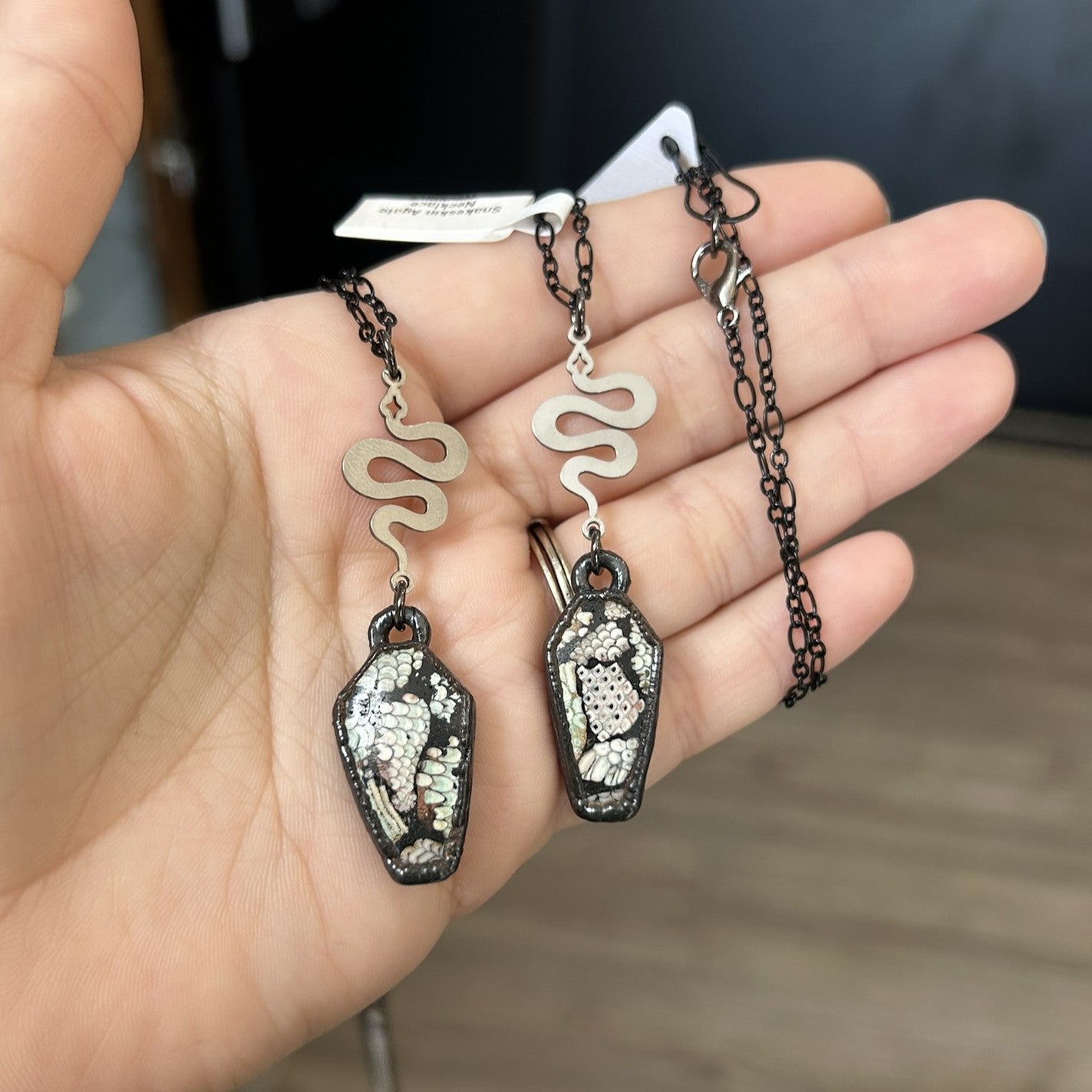 Snakeskin Agate Necklace