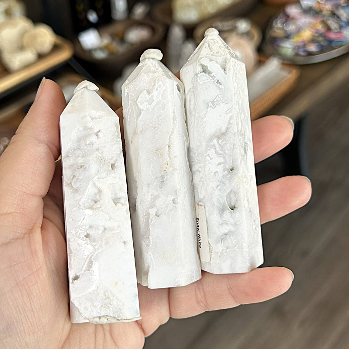Snow White Agate