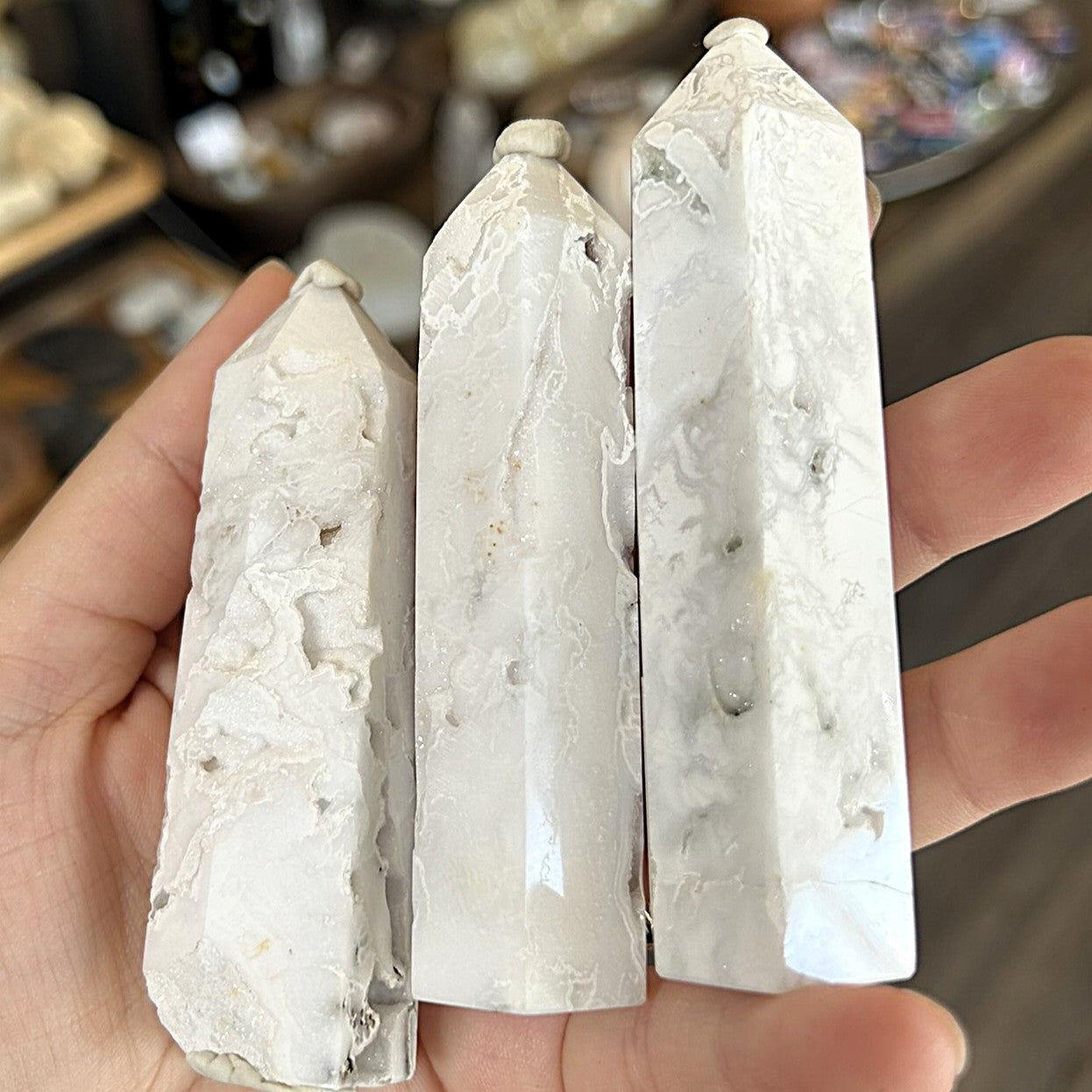 Snow White Agate