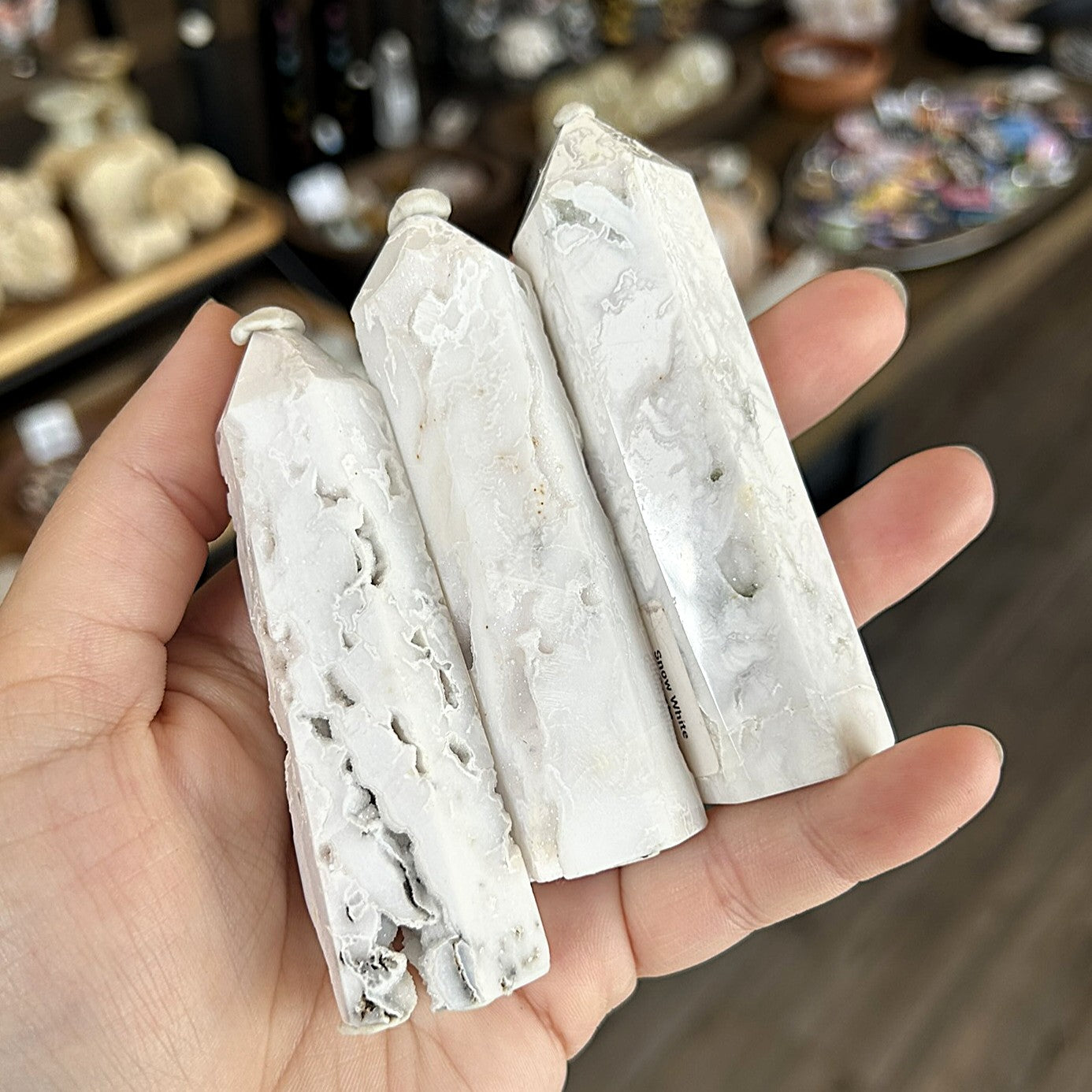Snow White Agate