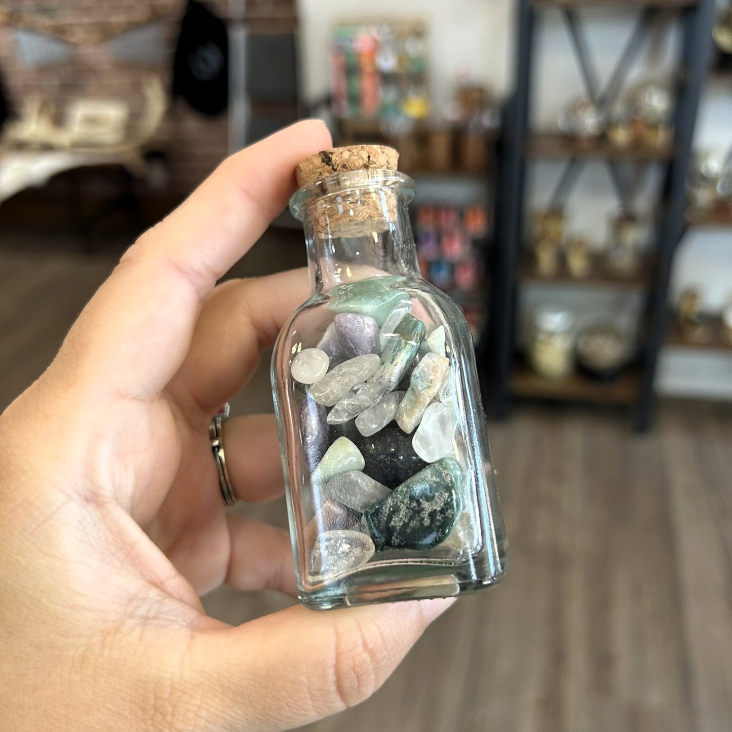 Crystal Confetti Chip Jar